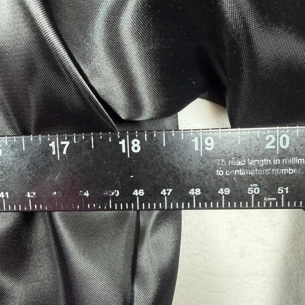 Vintage Pla-Jac McDonalds Mac Tonight Satin Jacket Black Varsity‎ Bomber Small